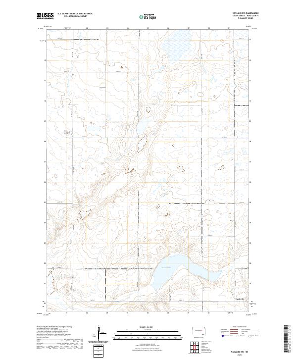 Vayland SW topographic map thumbnail