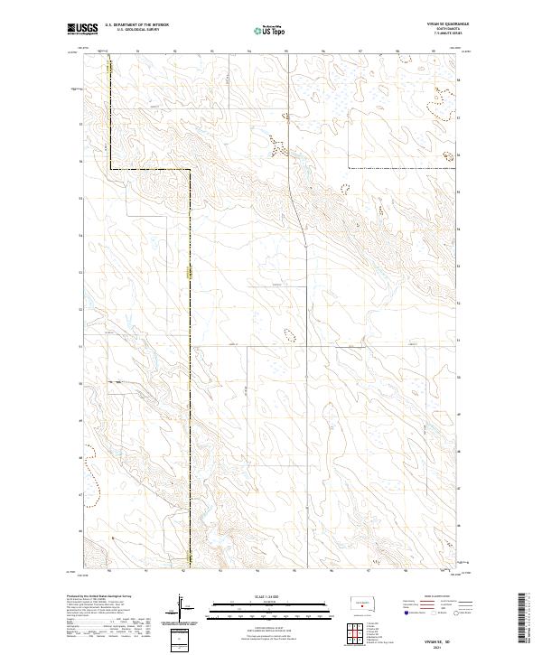 Vivian SE topographic map thumbnail