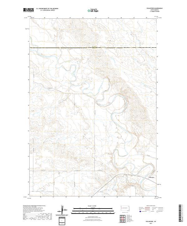 Volunteer topographic map thumbnail