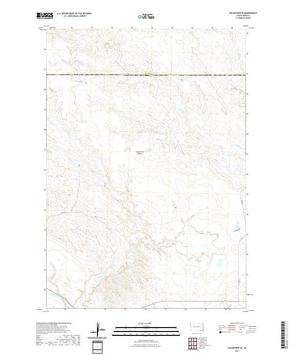 Volunteer SE topographic map thumbnail