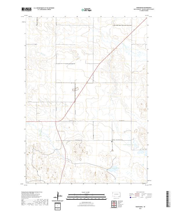Wakpamani topographic map thumbnail