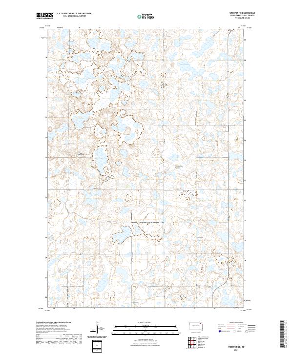 Webster NE topographic map thumbnail