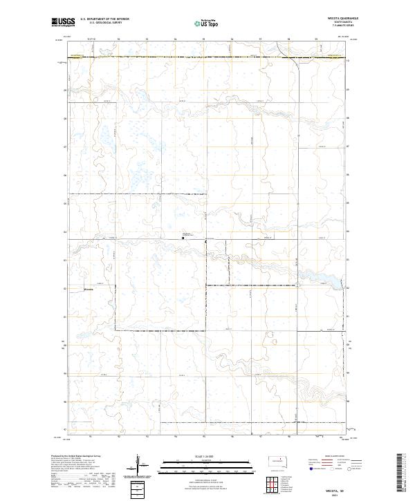 Wecota topographic map thumbnail