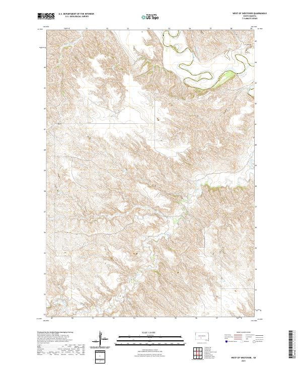 West of Westover topographic map thumbnail