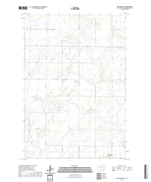 Wetonka North topographic map thumbnail