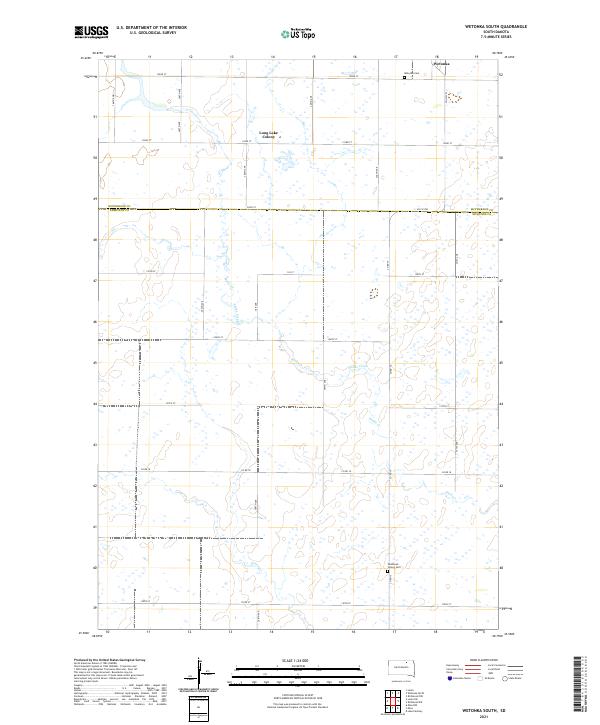 Wetonka South topographic map thumbnail