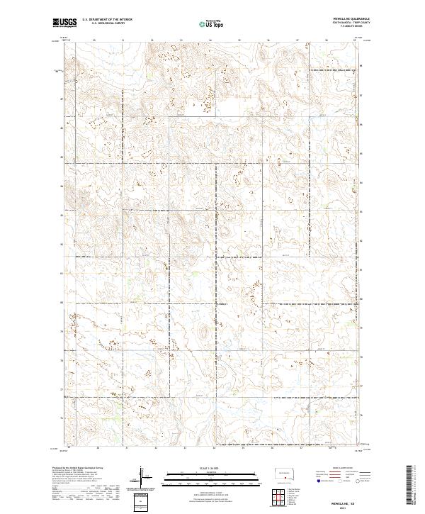 Wewela NE topographic map thumbnail