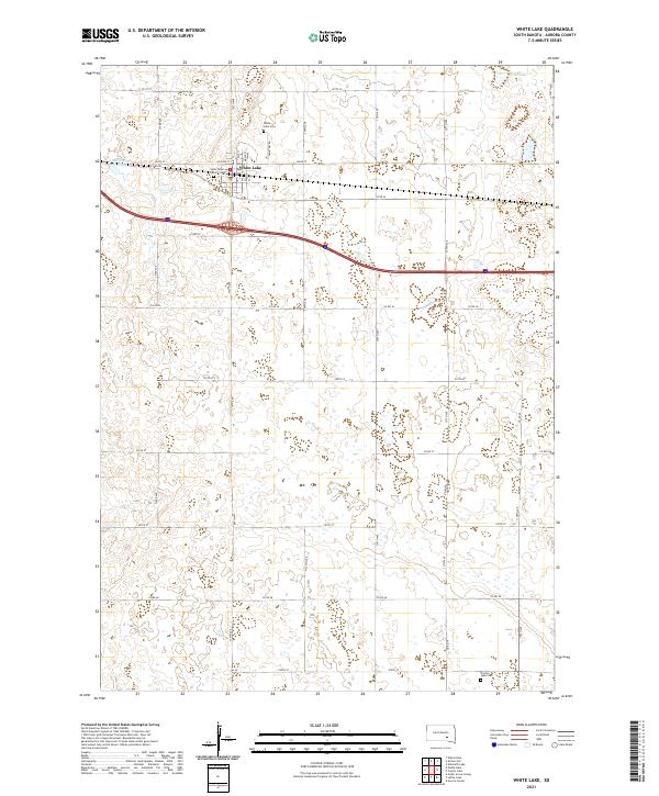 White Lake topographic map thumbnail