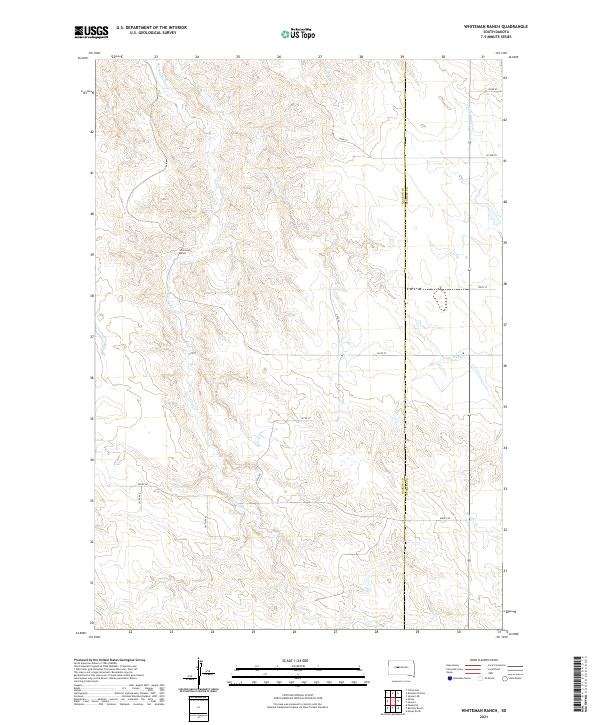 Whiteman Ranch 2021 topographic map thumbnail