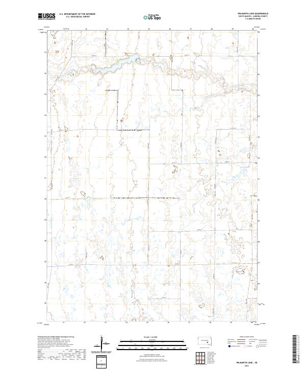 Wilmarth Lake topographic map thumbnail