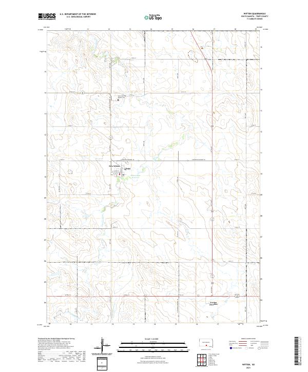 Witten 2021 topographic map thumbnail
