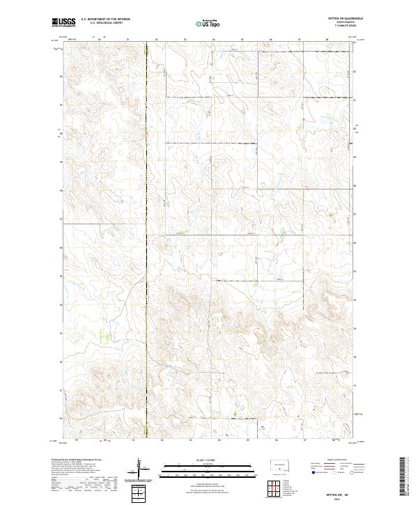 Witten SW 2021 topographic map thumbnail