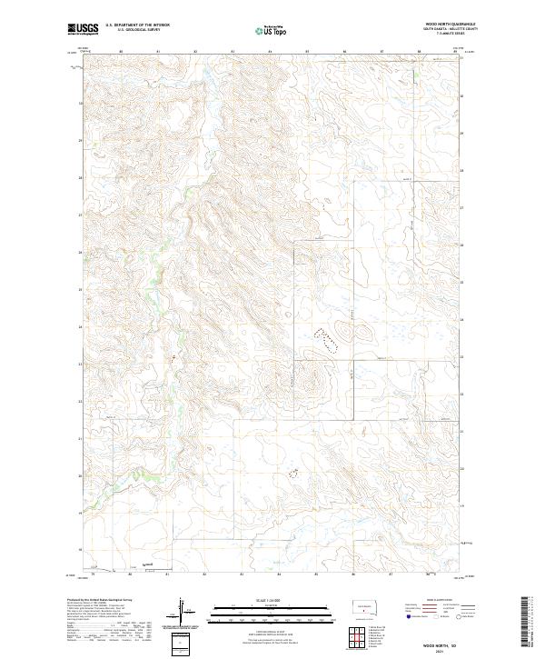 Wood North topographic map thumbnail