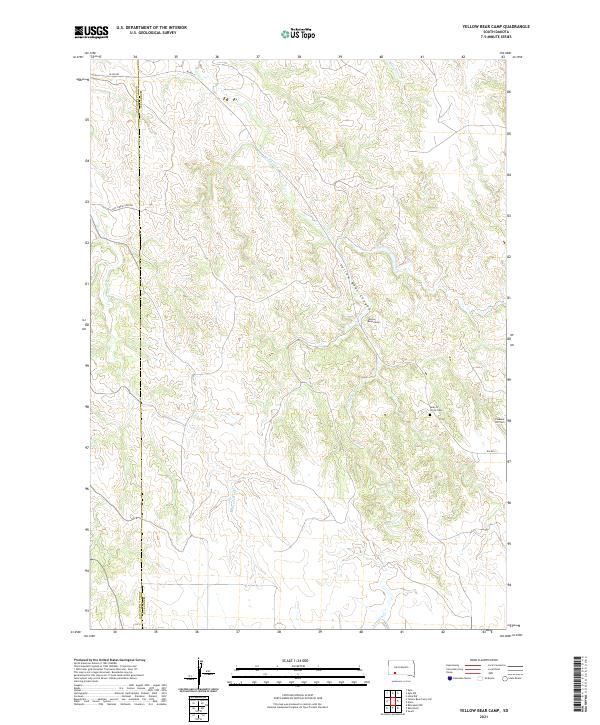 Yellow Bear Camp 2021 topographic map thumbnail