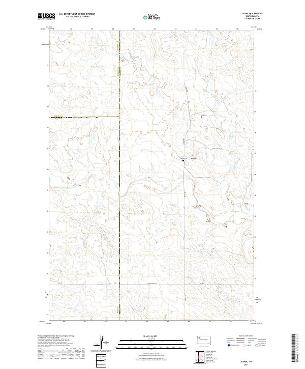 Zeona 2021 topographic map thumbnail