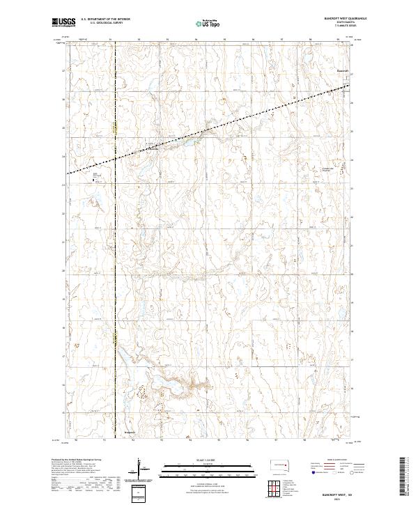 Bancroft West topographic map thumbnail