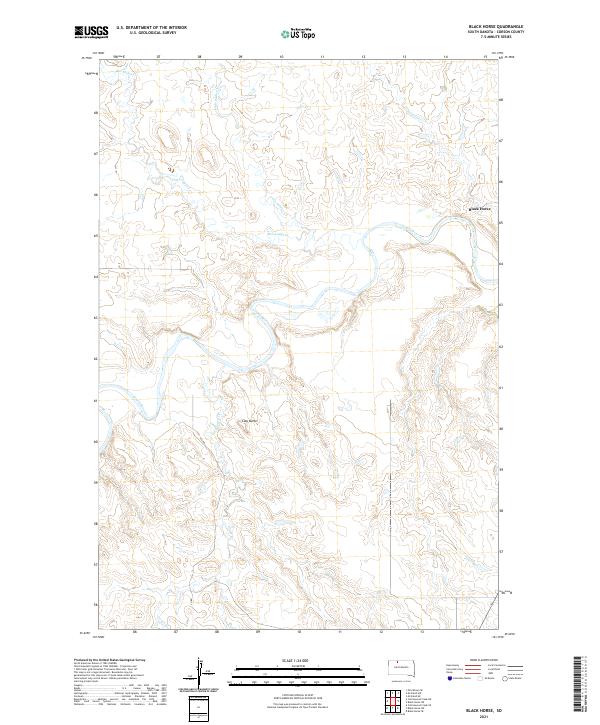 Black Horse topographic map thumbnail