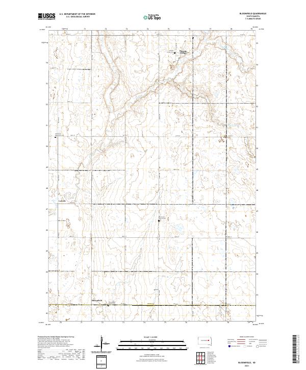 Bloomfield topographic map thumbnail