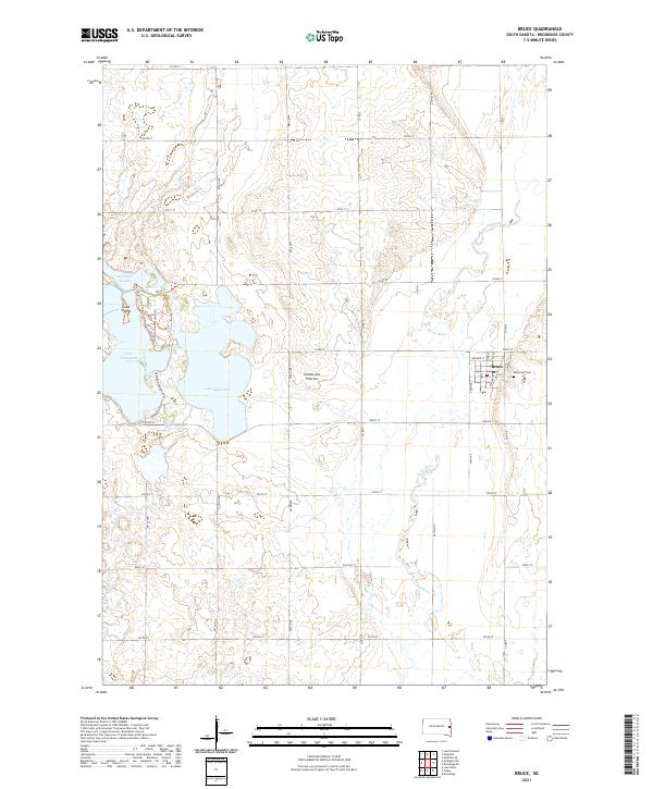 Bruce topographic map thumbnail
