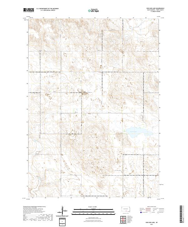Dog Ear Lake topographic map thumbnail