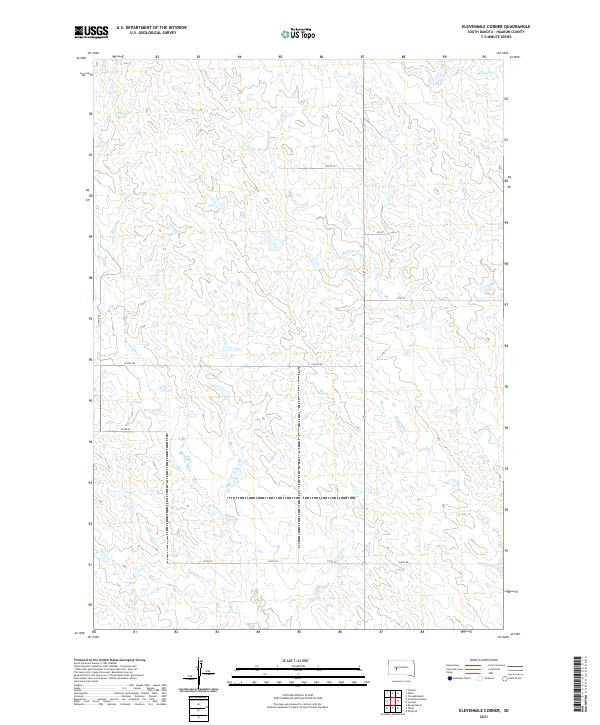 Elevenmile Corner topographic map thumbnail