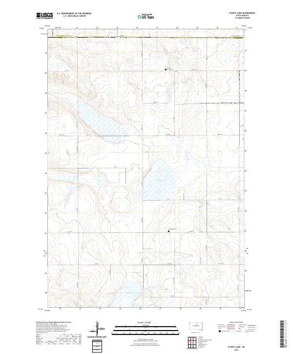 Flight Lake topographic map thumbnail