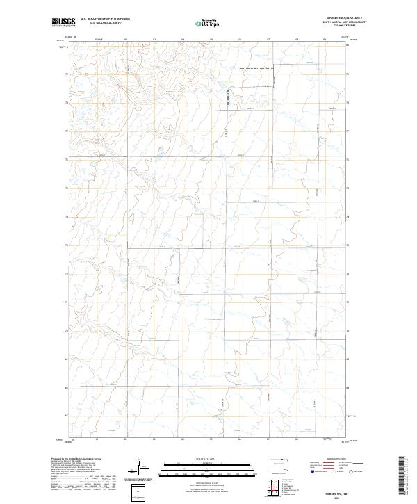 Forbes SW topographic map thumbnail
