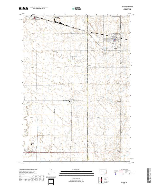 Lennox topographic map thumbnail