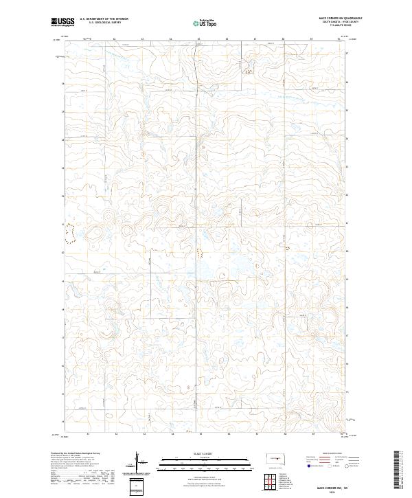 Macs Corner NW topographic map thumbnail