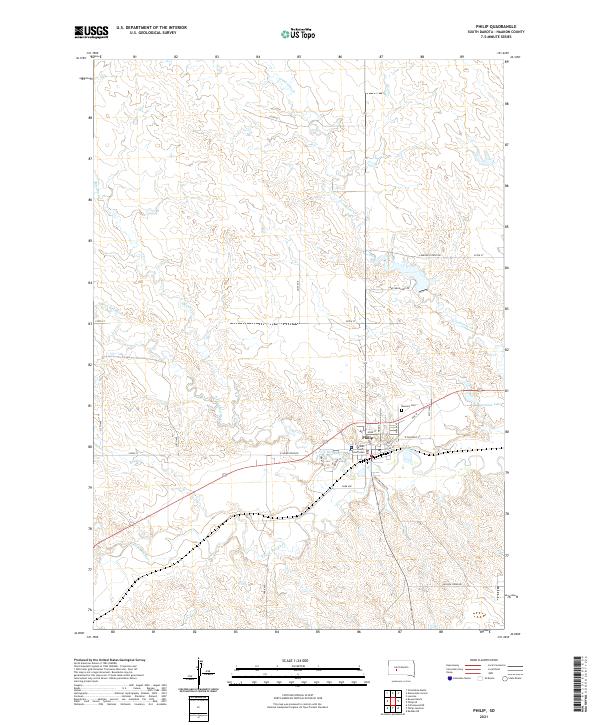 Philip 2021 topographic map thumbnail