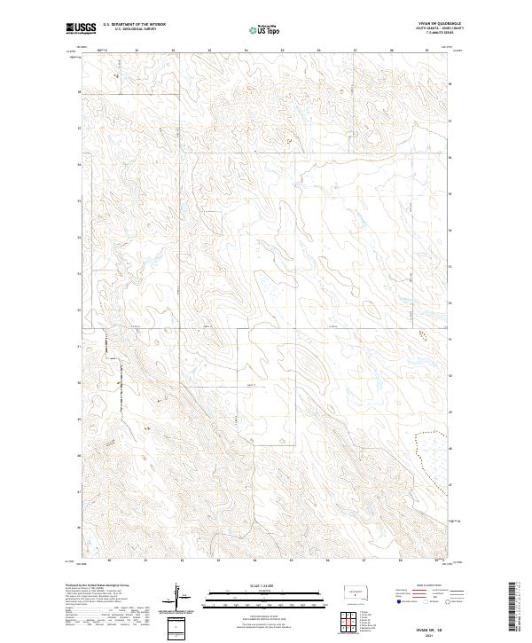 Vivian SW topographic map thumbnail