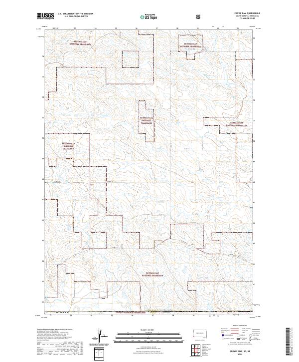 Crowe Dam topographic map thumbnail