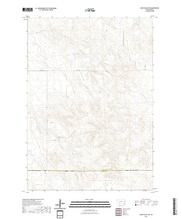 Long Valley NW topographic map thumbnail
