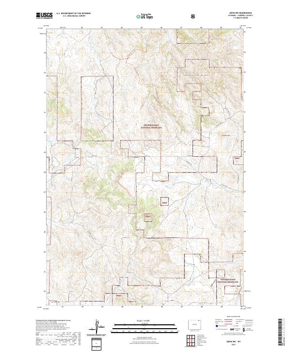Adon NW topographic map thumbnail