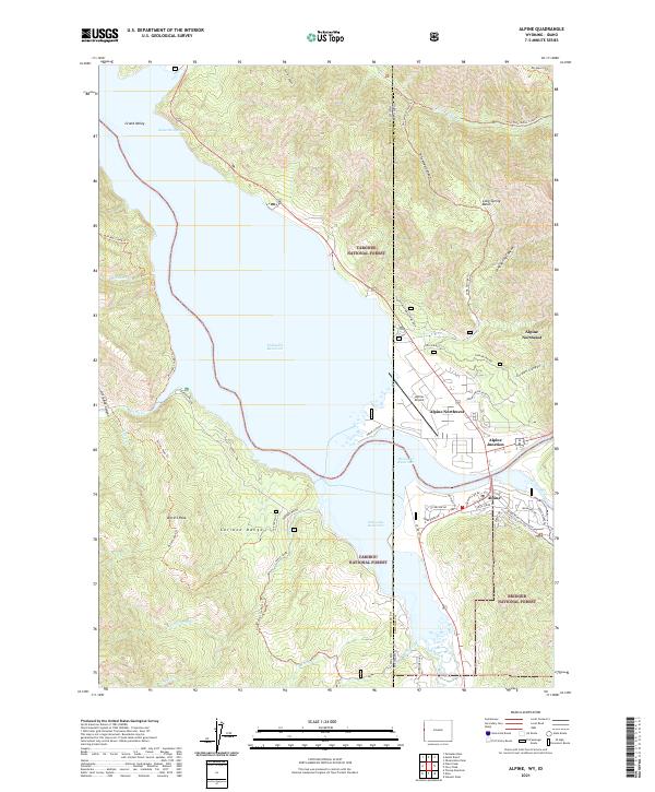 Alpine topographic map thumbnail