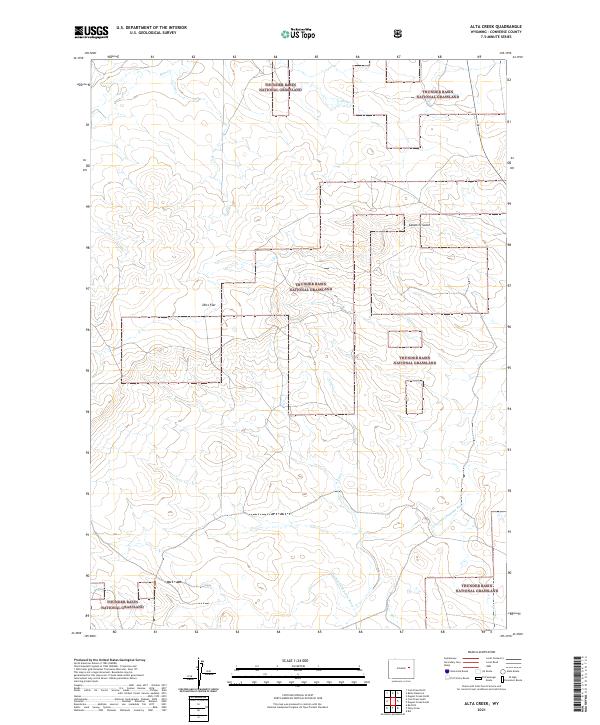 Alta Creek topographic map thumbnail