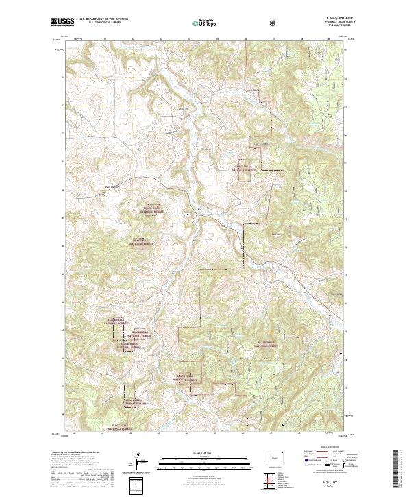 Alva topographic map thumbnail