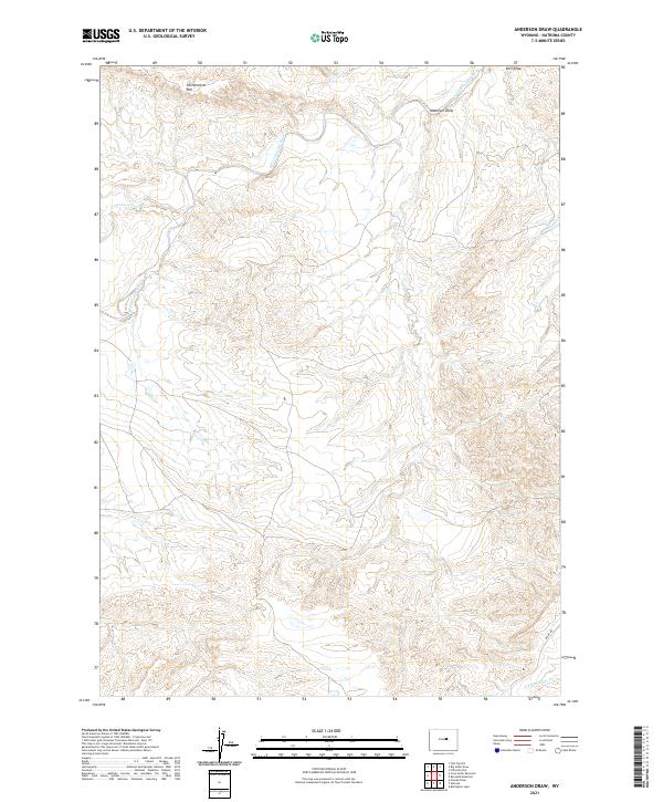Anderson Draw topographic map thumbnail