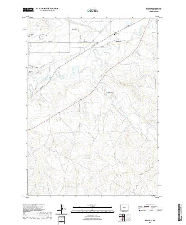 Arapahoe topographic map thumbnail