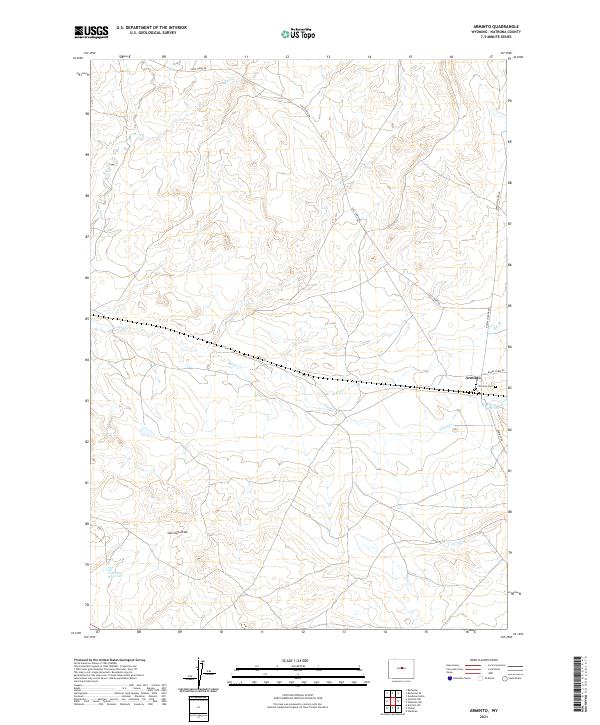 Arminto topographic map thumbnail