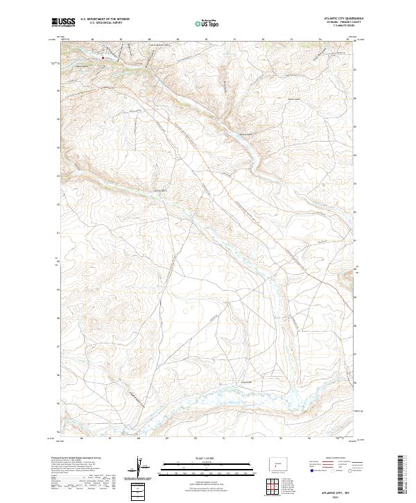Atlantic City topographic map thumbnail