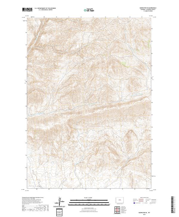 Badwater SE topographic map thumbnail