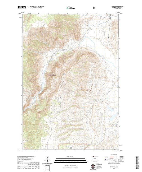 Bald Peak topographic map thumbnail
