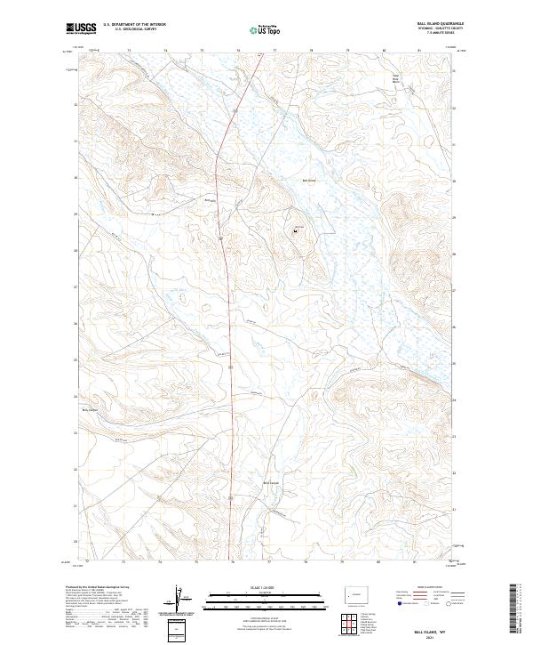Ball Island topographic map thumbnail
