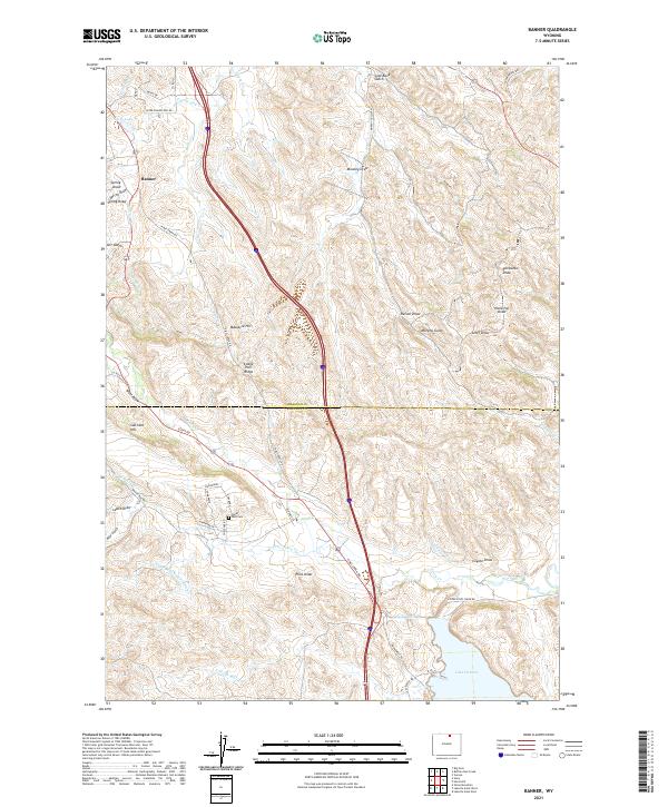 Banner topographic map thumbnail