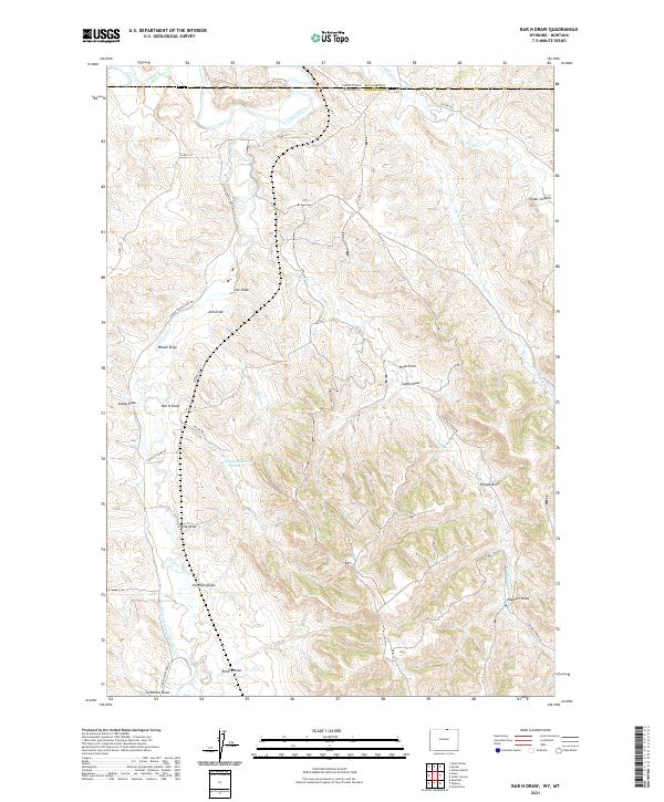 Bar N Draw topographic map thumbnail
