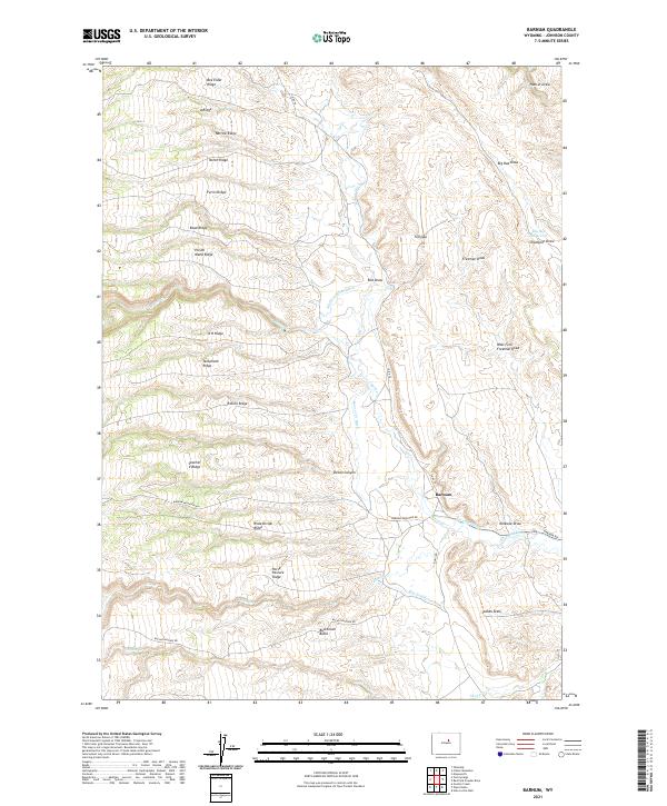 Barnum topographic map thumbnail
