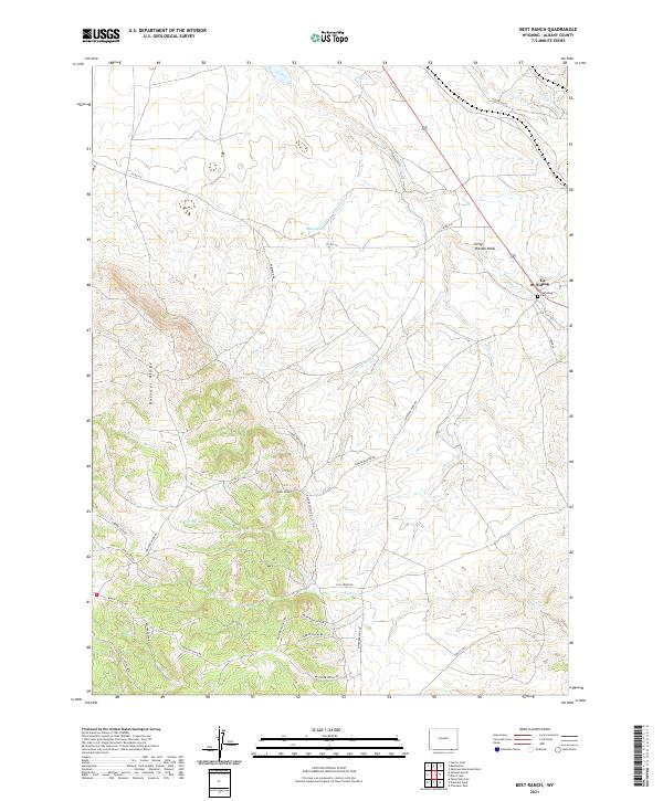 Best Ranch topographic map thumbnail