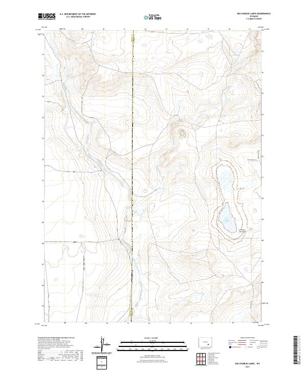 Big Charlie Lakes topographic map thumbnail