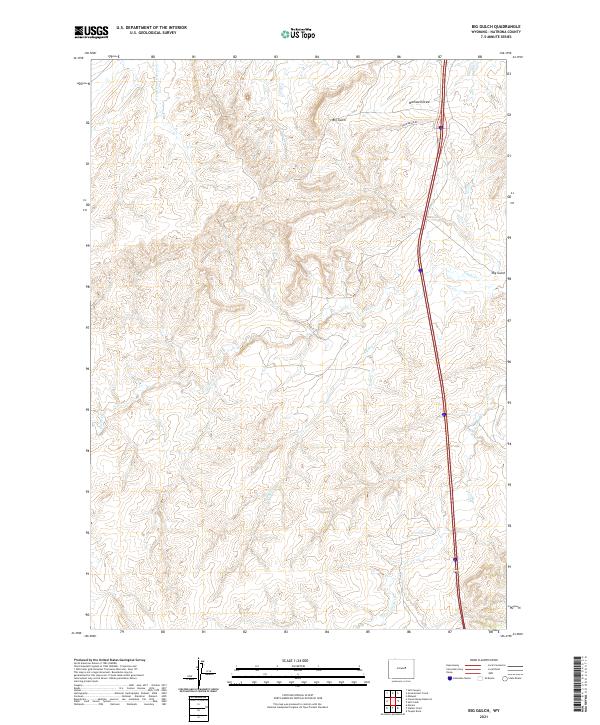 Big Gulch topographic map thumbnail
